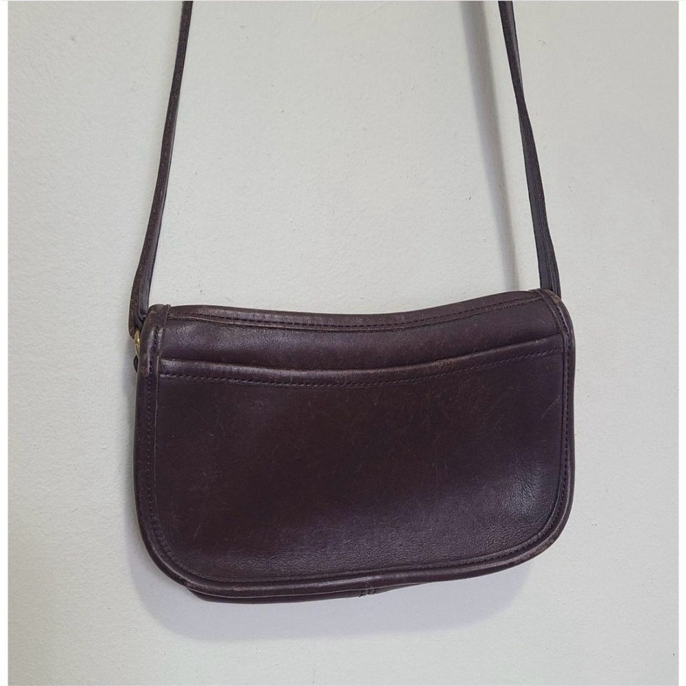 Coach Dark Brown Wendie Leather Bag